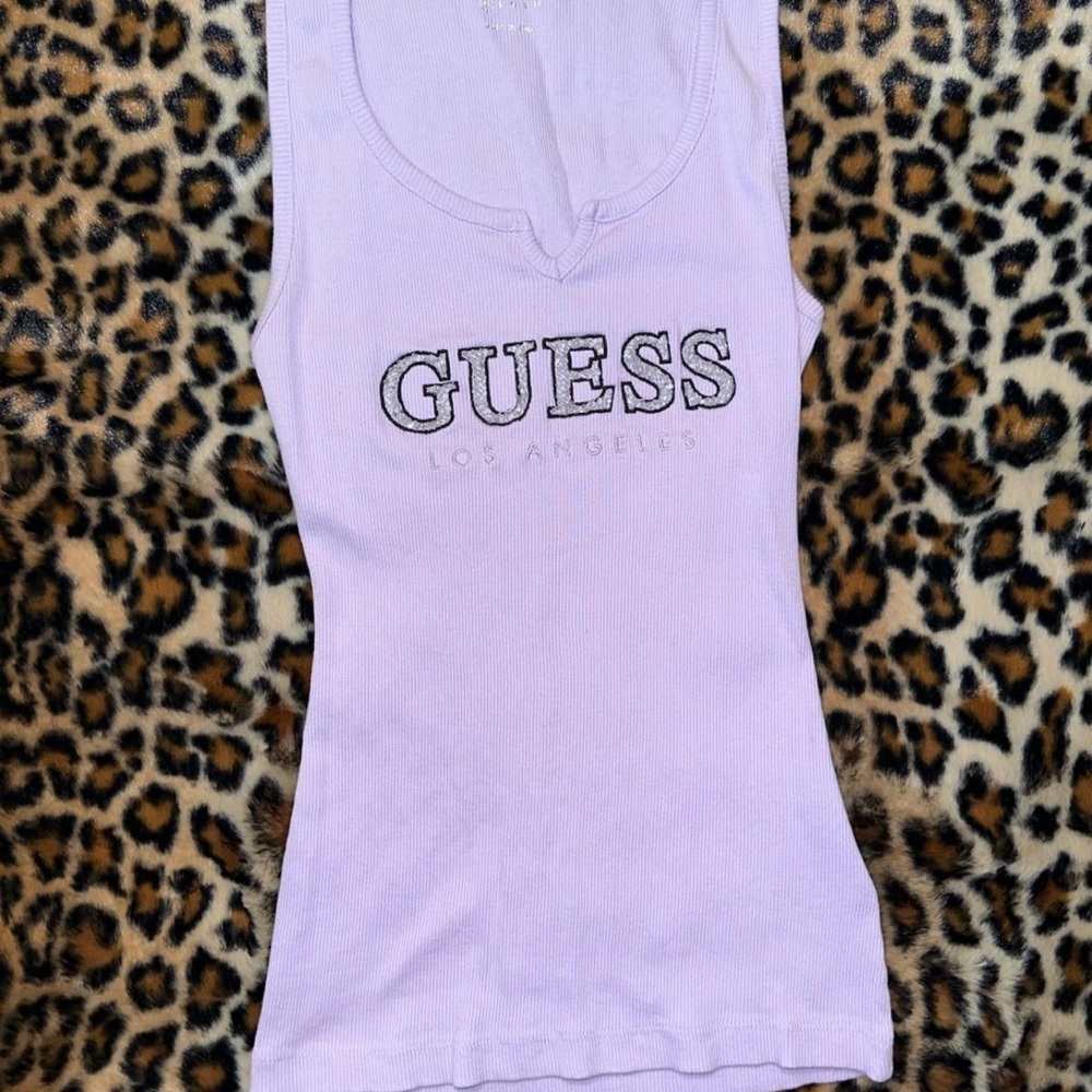 GUESS Lavender Tank Top